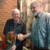 Andries feliciteerd Gert