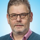 Henk hoofd licht blauw kl L