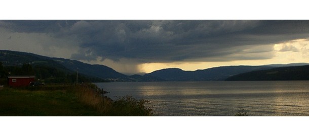 Het wordt donker boven Lillehammer
