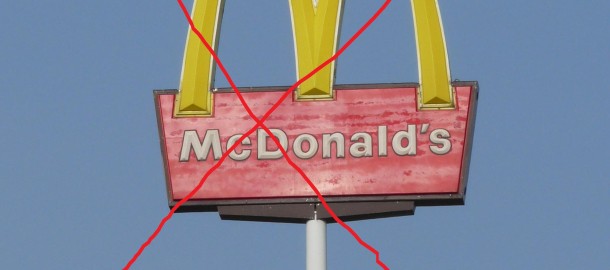 MC Donalds gaat niet door